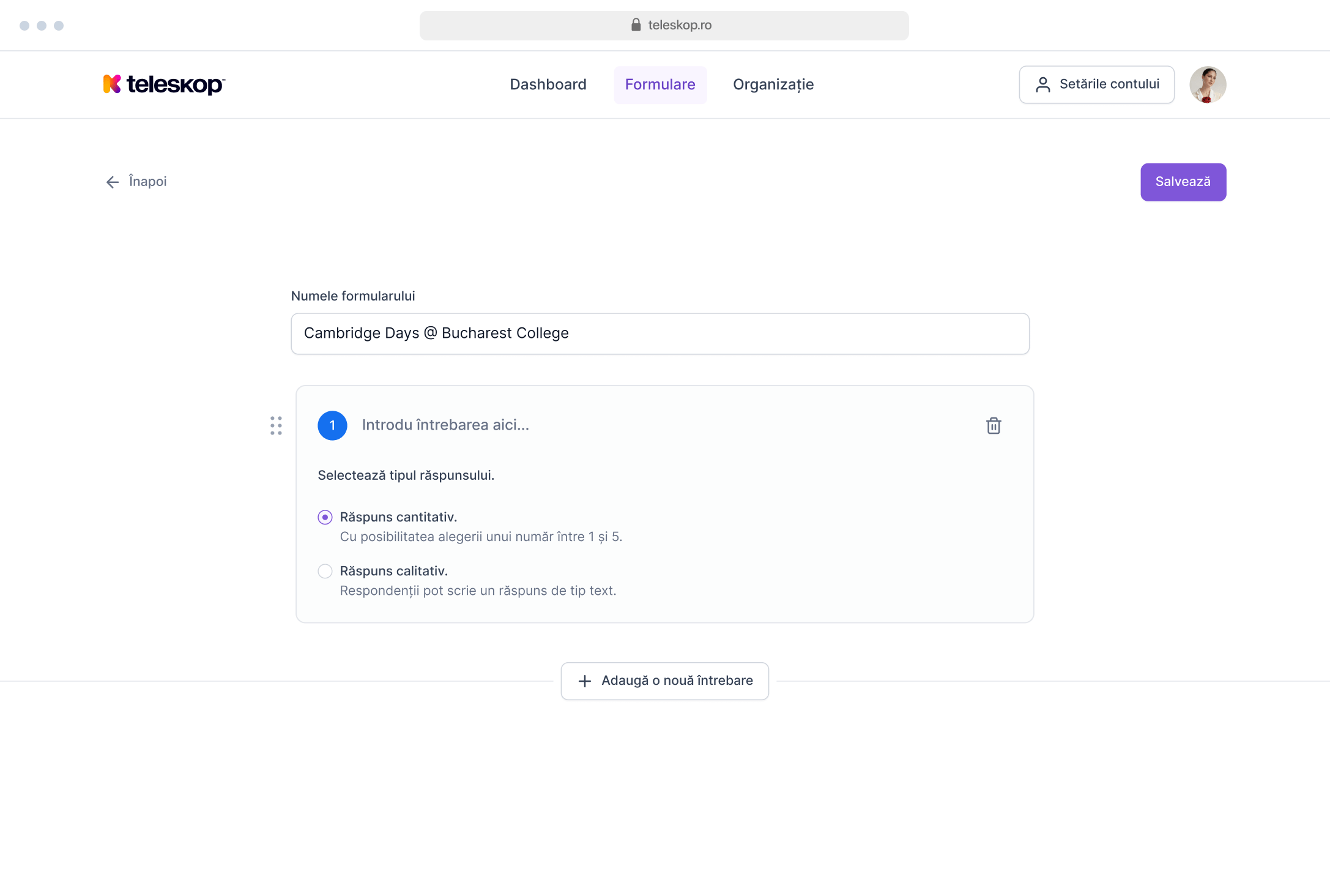 Creează formularele tale
